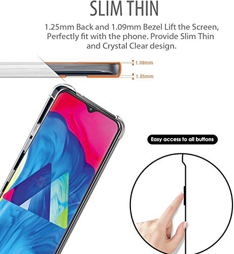 Samsung Galaxy A10 Transparent Soft TPU Silicone Bumper Cover