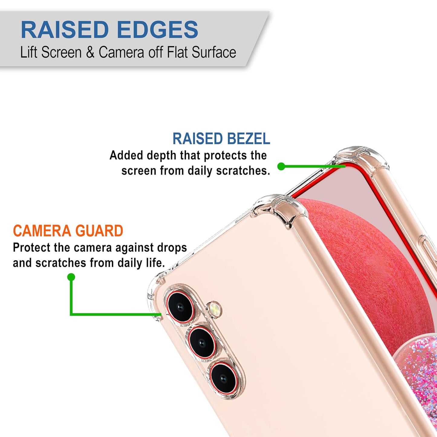 Samsung Galaxy A13 Transparent Soft TPU Silicone Bumper Cover