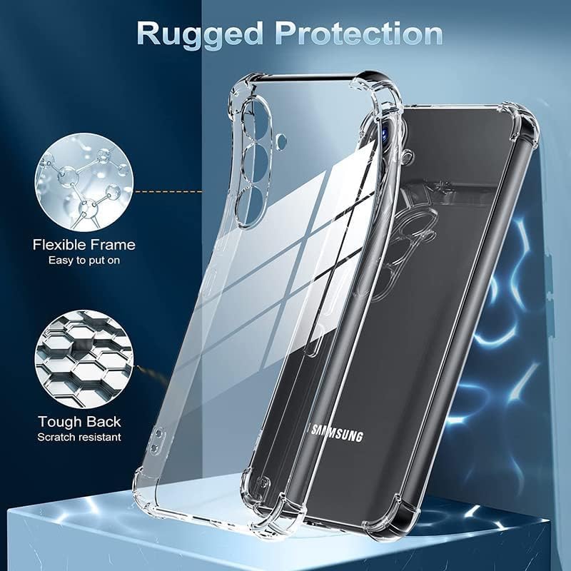 Samsung Galaxy A16 Transparent Soft TPU Silicone Bumper Cover