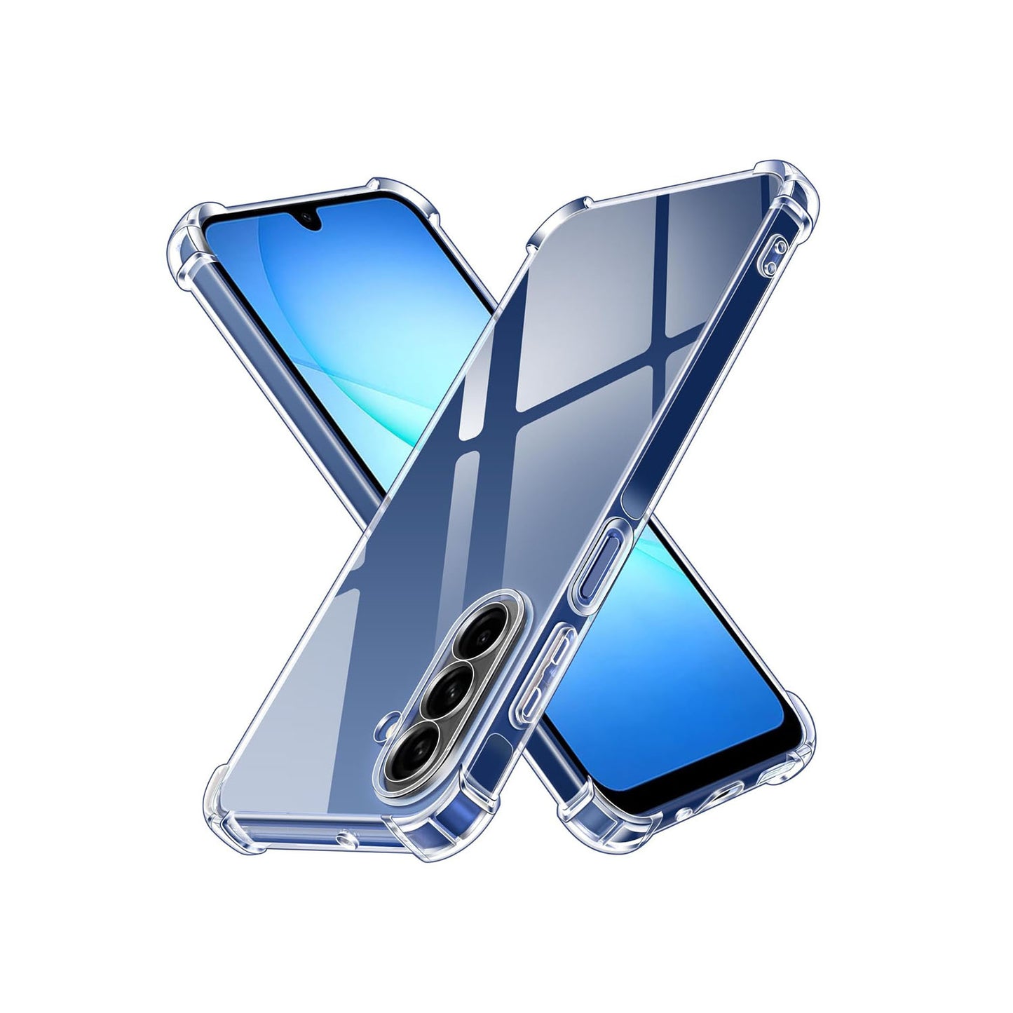 Samsung Galaxy A17 Transparent Soft TPU Silicone Bumper Cover