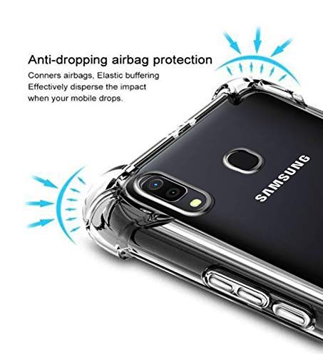 Samsung Galaxy A20 Transparent Soft TPU Silicone Bumper Cover