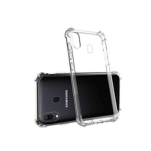 Samsung Galaxy A20 Transparent Soft TPU Silicone Bumper Cover