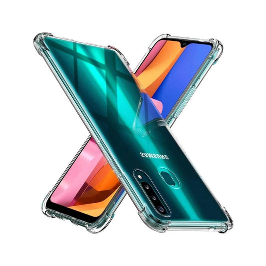 Samsung Galaxy A20s Transparent Soft TPU Silicone Bumper Cover