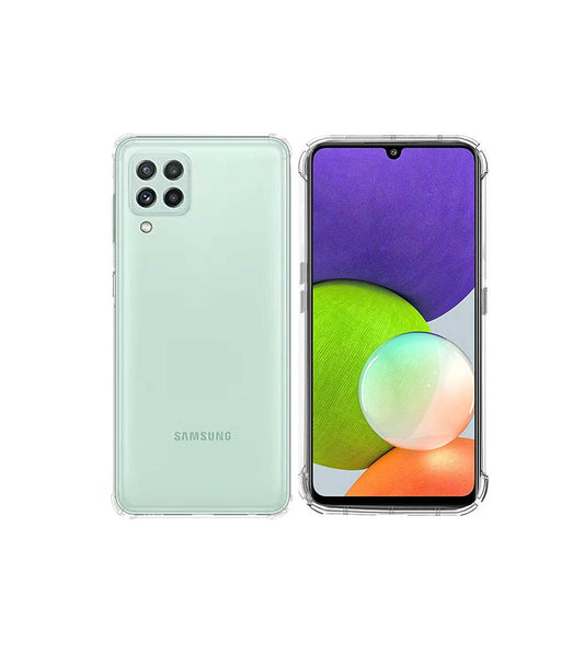 Samsung Galaxy A22 Transparent Soft TPU Silicone Bumper Cover