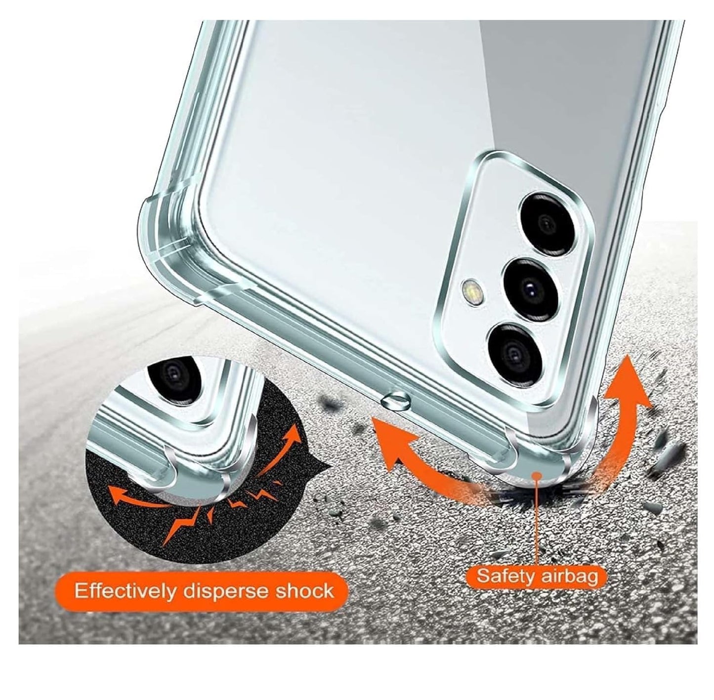 Samsung Galaxy A25 Transparent Soft TPU Silicone Bumper Cover