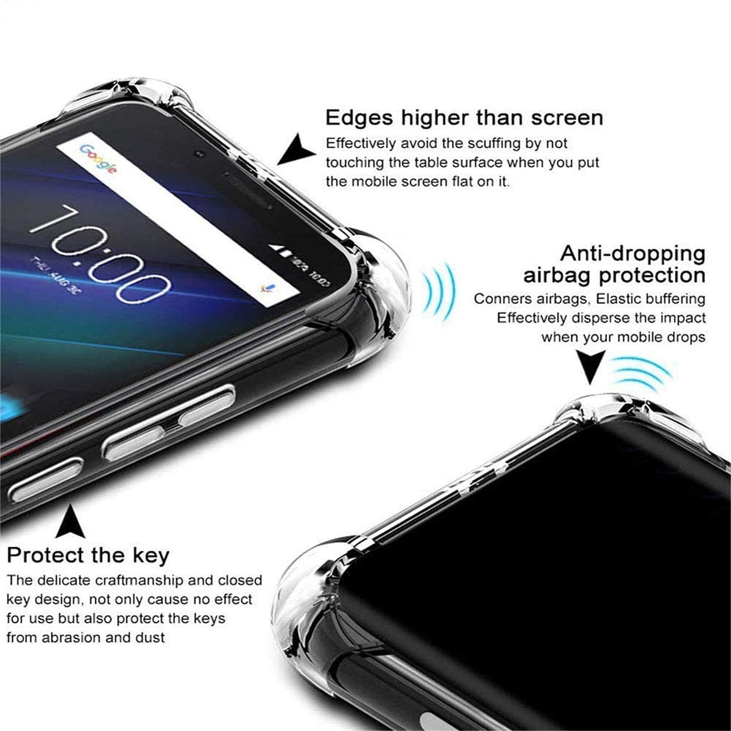 Samsung Galaxy A30 Transparent Soft TPU Silicone Bumper Cover