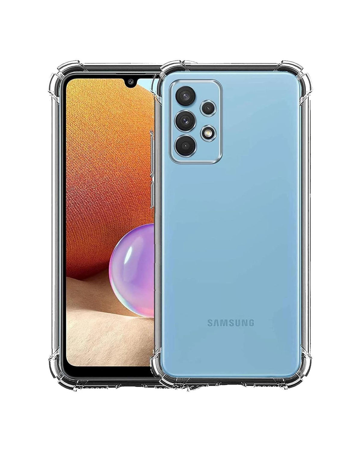 Samsung Galaxy A32 Transparent Soft TPU Silicone Bumper Cover