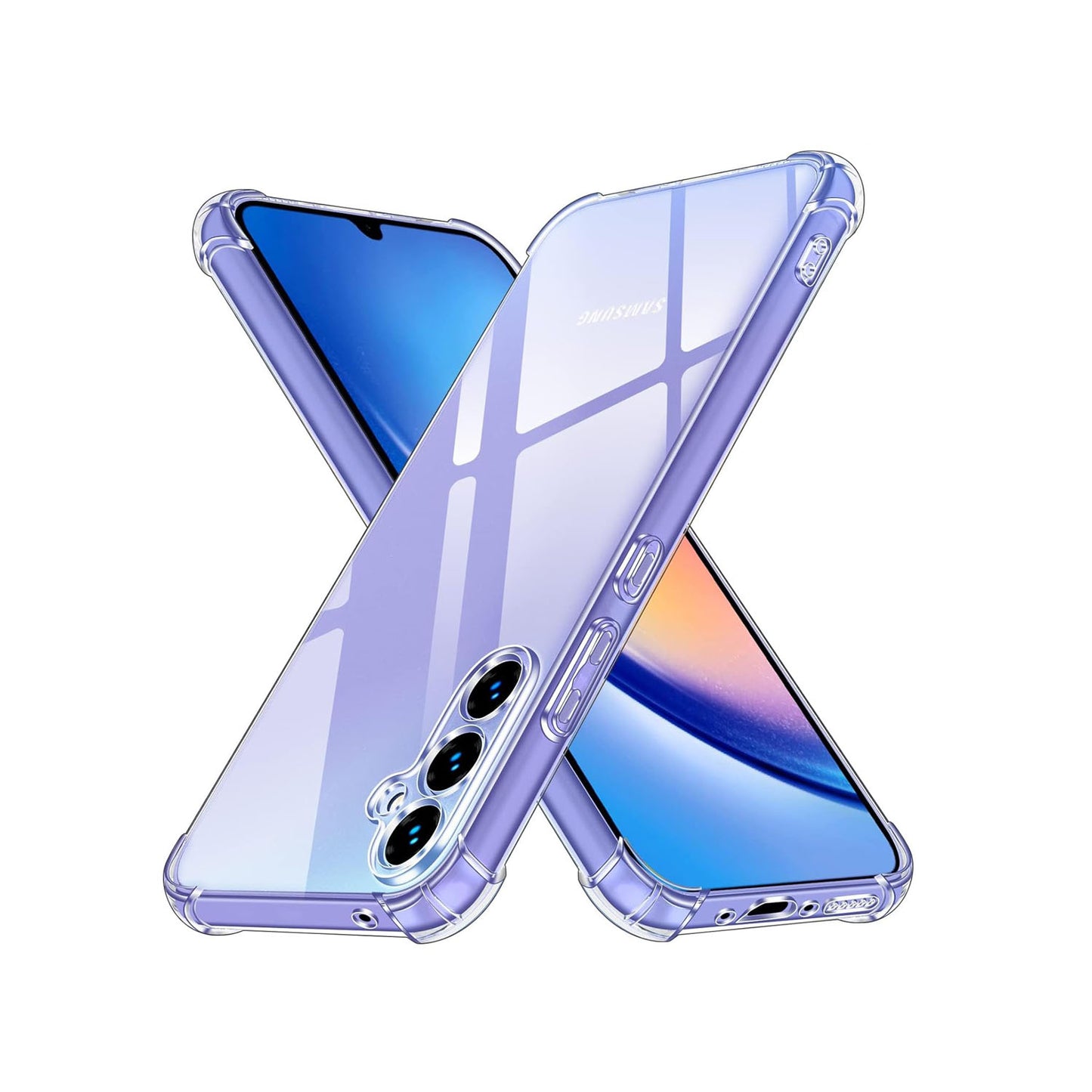 Samsung Galaxy A35 Transparent Soft TPU Silicone Bumper Cover