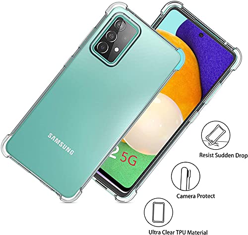 Samsung Galaxy A52 Transparent Soft TPU Silicone Bumper Cover