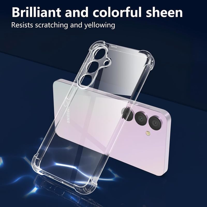 Samsung Galaxy A55 Transparent Soft TPU Silicone Bumper Cover