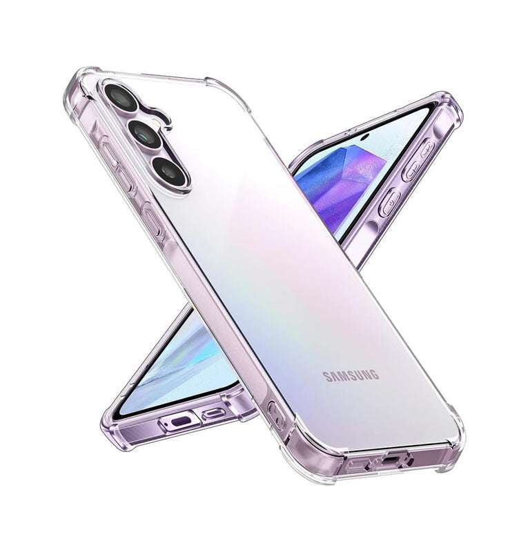 Samsung Galaxy A55 Transparent Soft TPU Silicone Bumper Cover