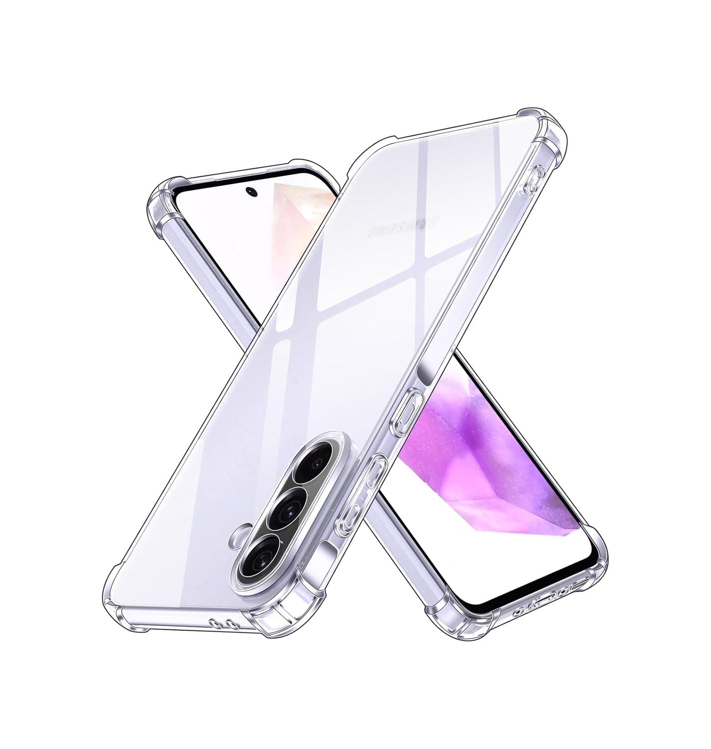 Samsung Galaxy A57 Transparent Soft TPU Silicone Bumper Cover