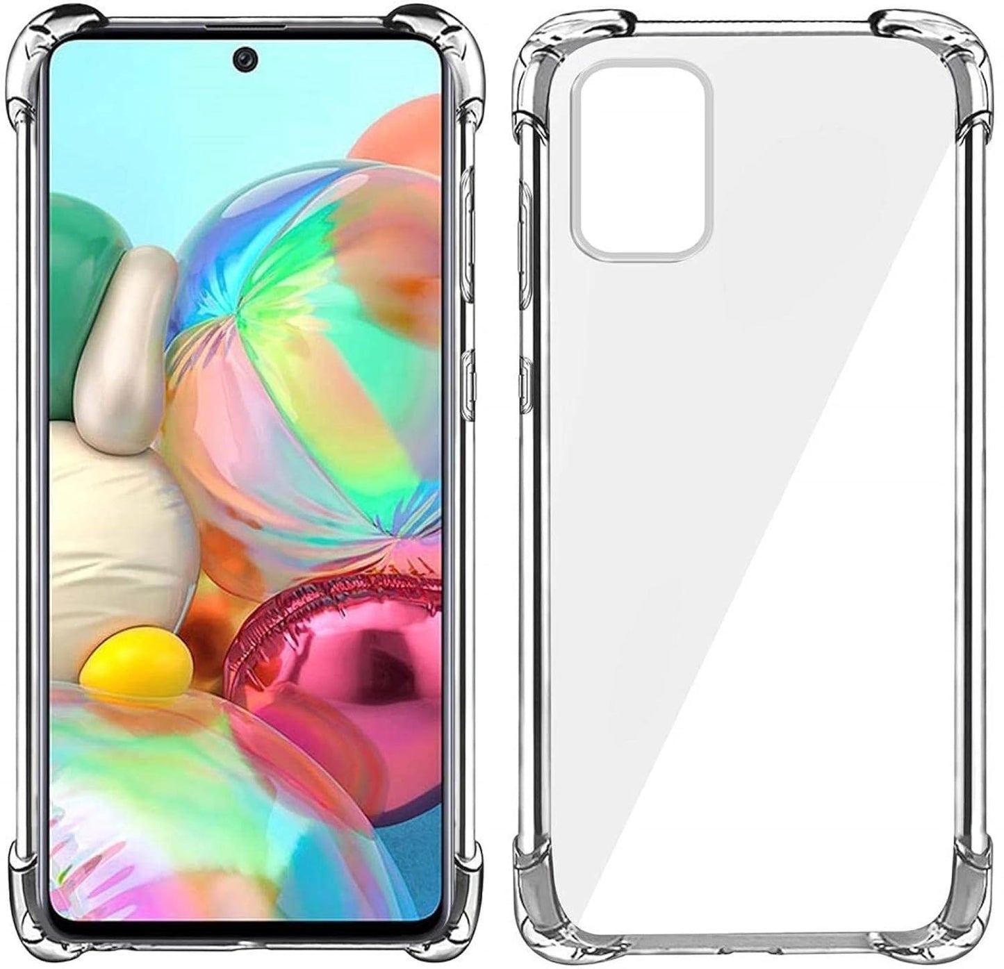 Samsung Galaxy A71 Transparent Soft TPU Silicone Bumper Cover