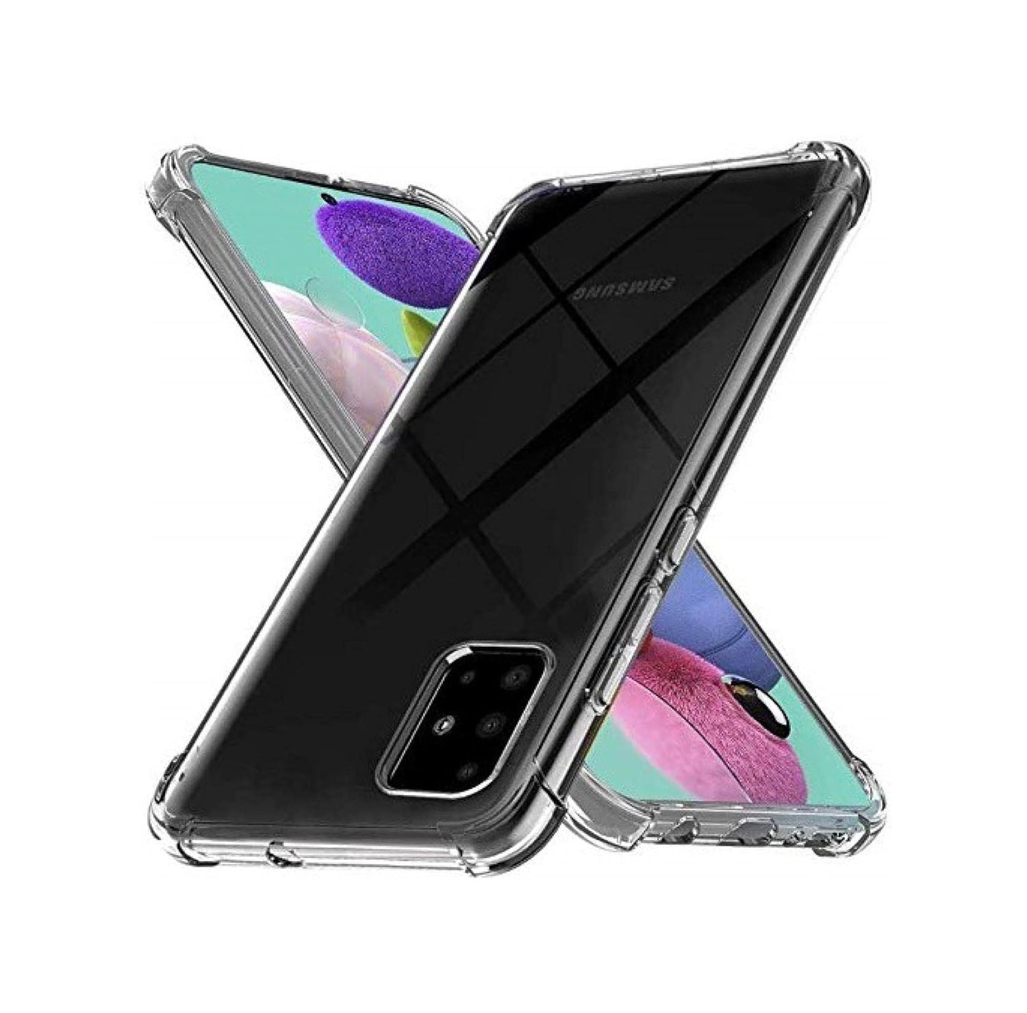 Samsung Galaxy A71 Transparent Soft TPU Silicone Bumper Cover