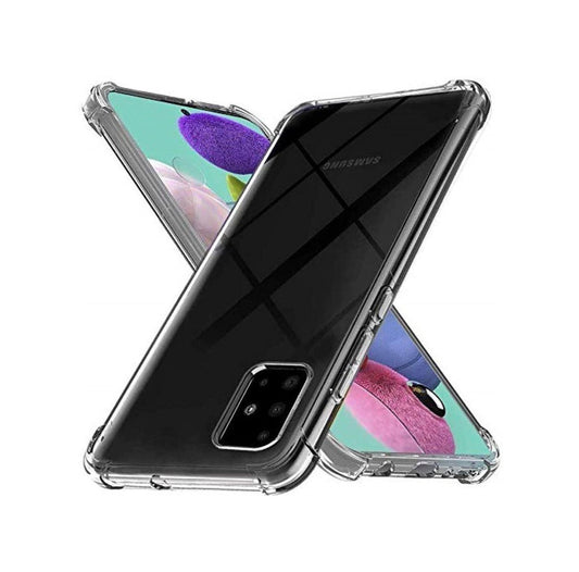 Samsung Galaxy A71 Transparent Soft TPU Silicone Bumper Cover
