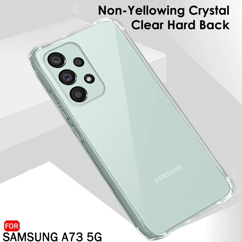 Samsung Galaxy A73 Transparent Soft TPU Silicone Bumper Cover