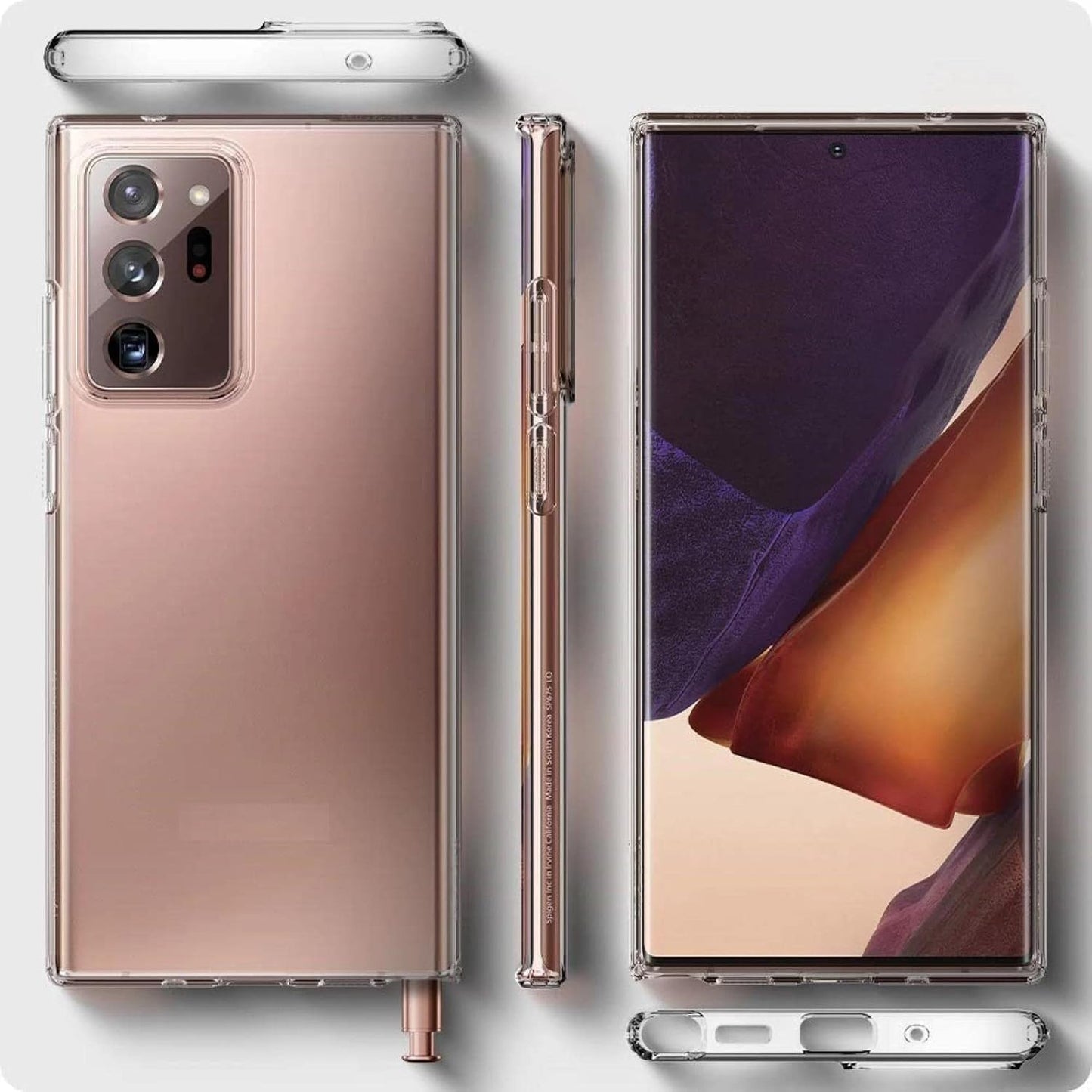 Samsung Galaxy Note 20 Transparent Soft TPU Silicone Bumper Cover