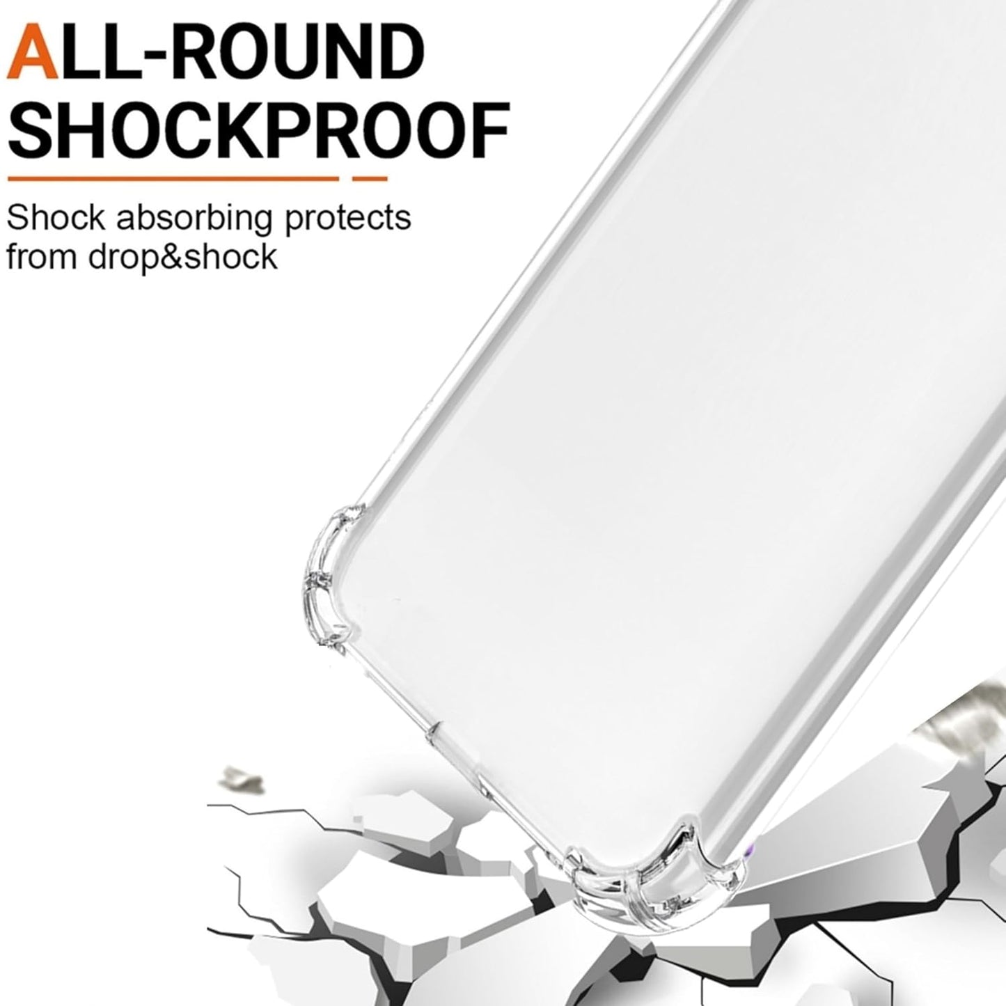 Vivo V21 Transparent Soft TPU Silicone Bumper Cover