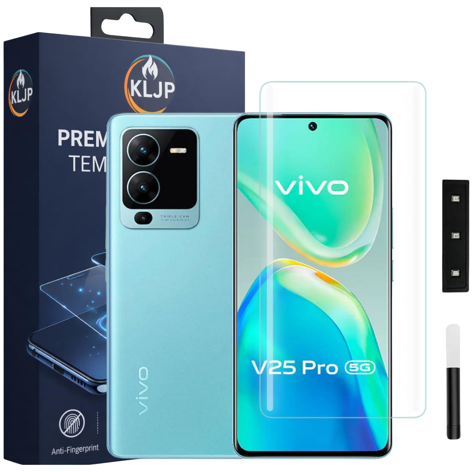 Vivo V25 Pro UV Tempered Glass Screen Protector