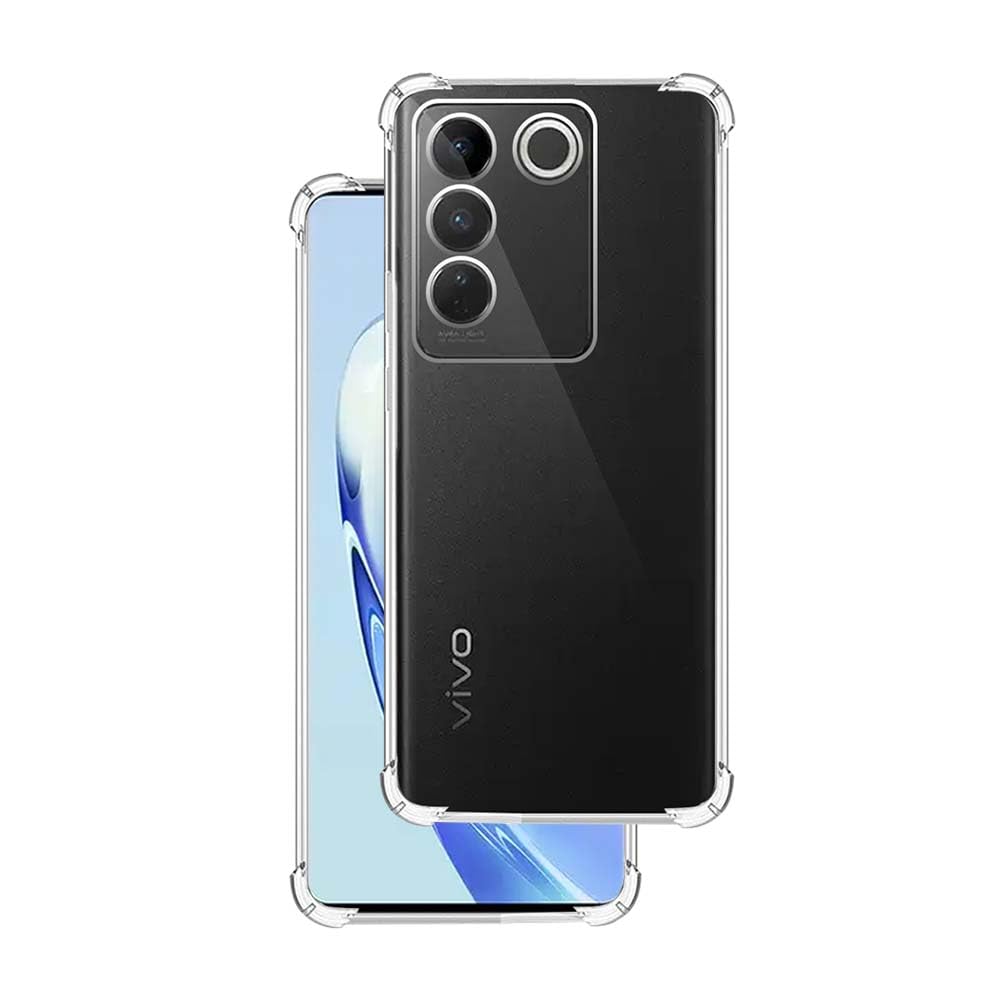 Vivo V27 Transparent Soft TPU Silicone Bumper Cover