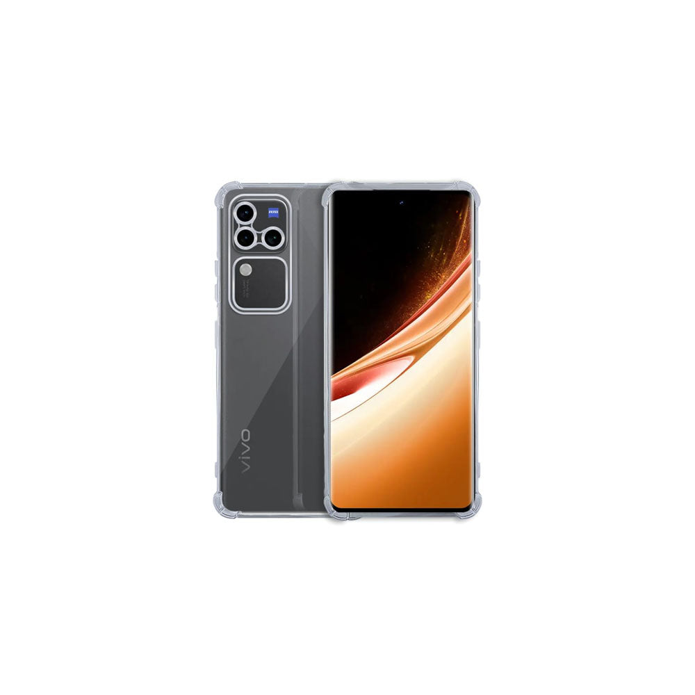 Vivo V30 Transparent Soft TPU Silicone Bumper Cover