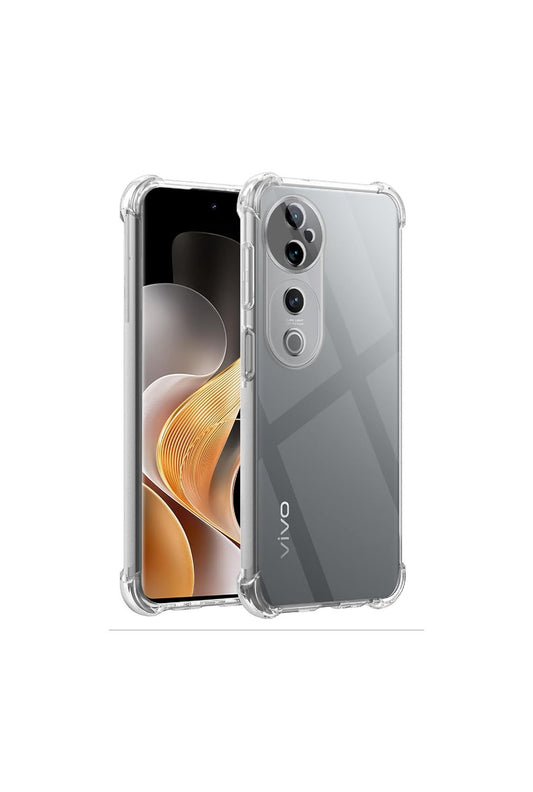 Vivo V40 Transparent Soft TPU Silicone Bumper Cover