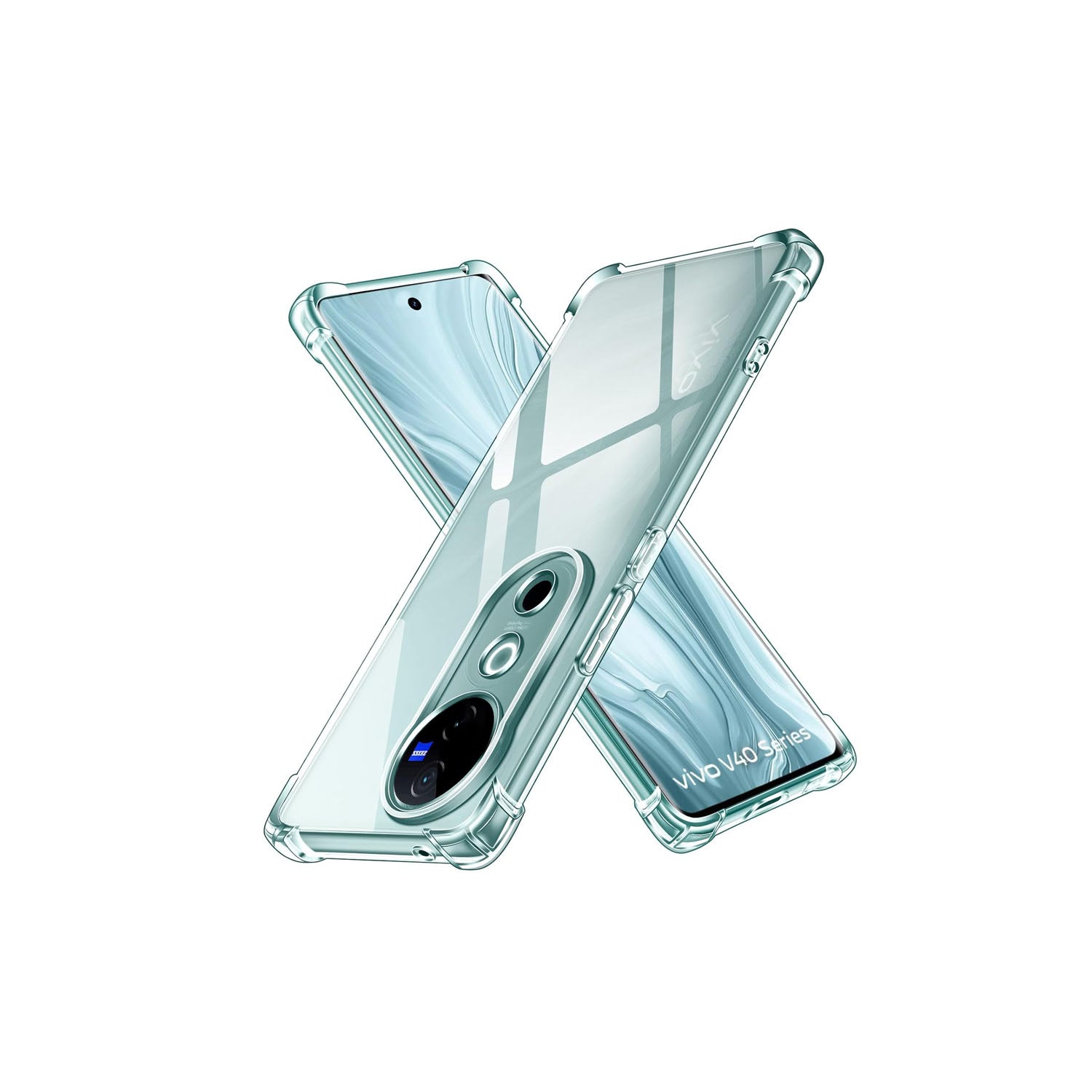 Vivo V40 Pro Transparent Soft TPU Silicone Bumper Cover