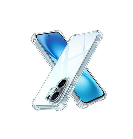 Vivo V60 Transparent Soft TPU Silicone Bumper Cover