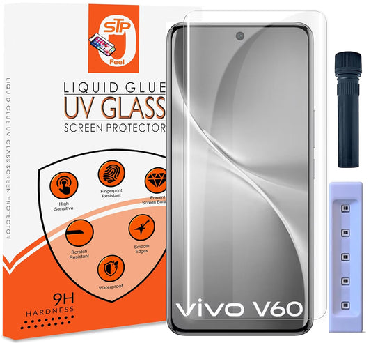 Vivo V60 UV Tempered Glass Screen Protector