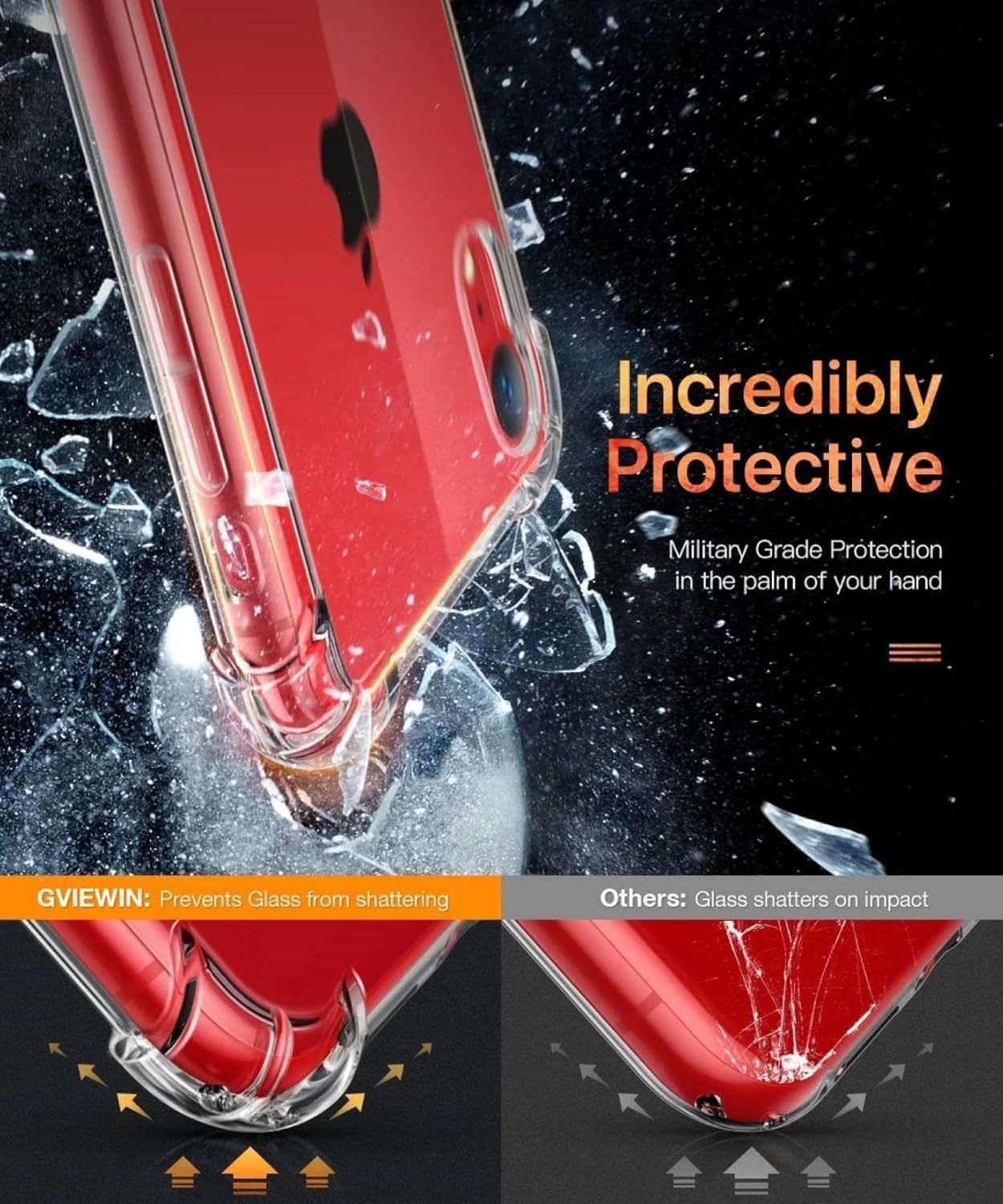 iPhone XR Transparent Soft TPU Silicone Bumper Cover