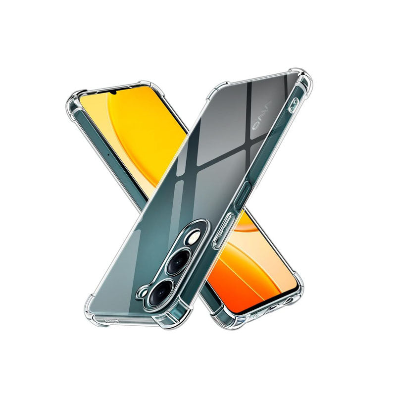 Vivo Y04 Transparent Soft TPU Silicone Bumper Cover