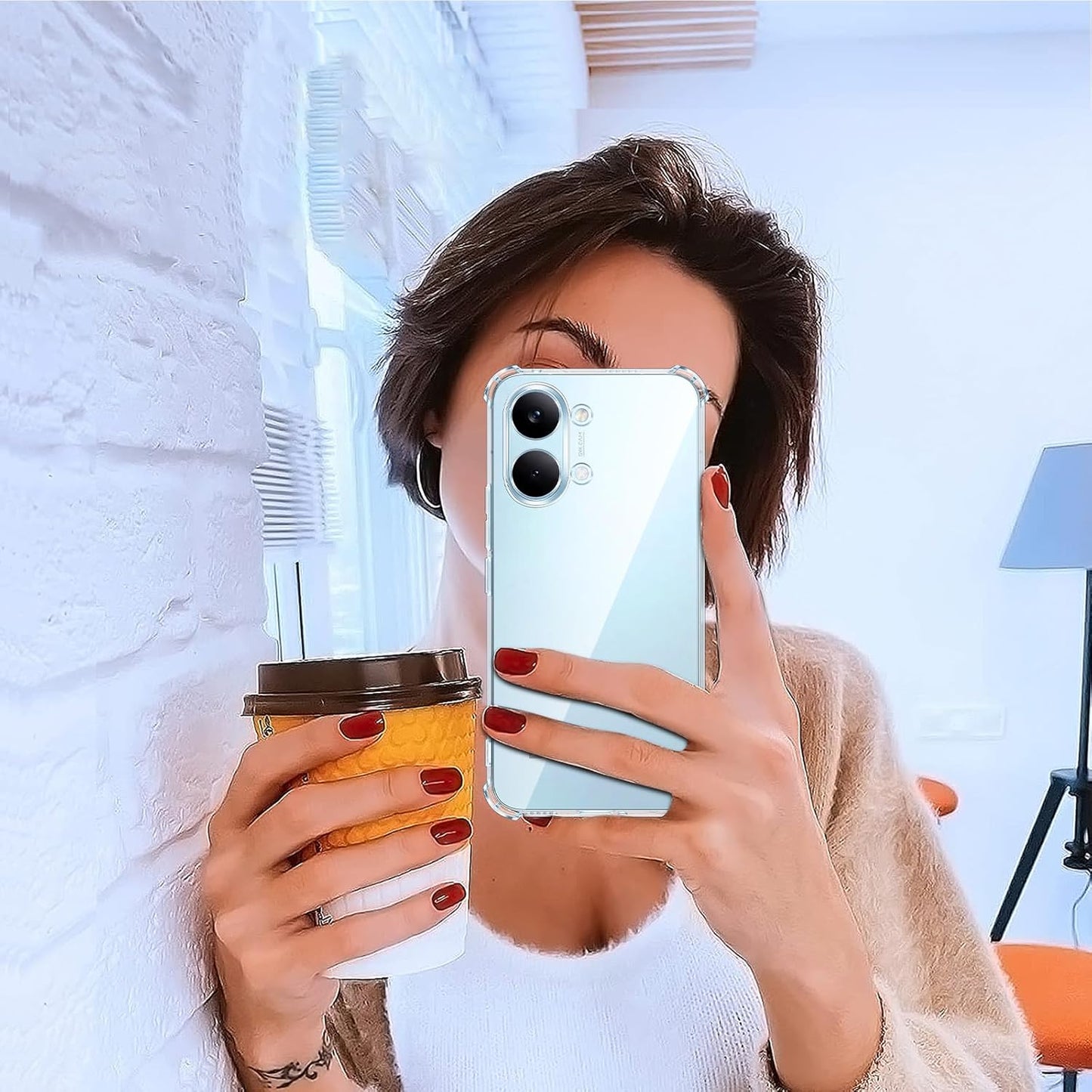 Vivo Y05 Transparent Soft TPU Silicone Bumper Cover