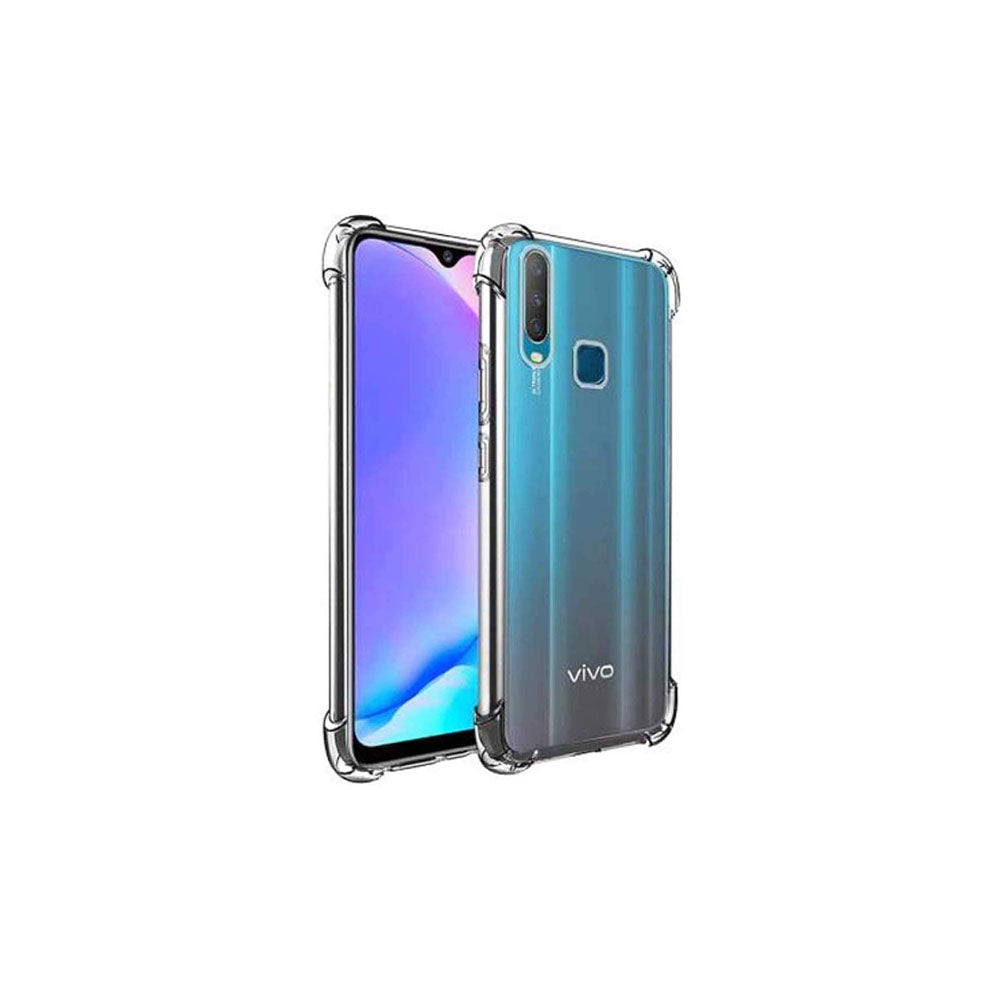Vivo Y15 Transparent Soft TPU Silicone Bumper Cover