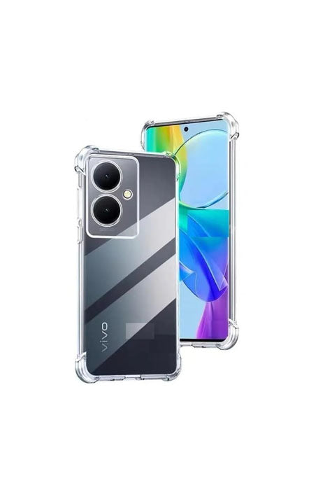 Vivo Y27s Transparent Soft TPU Silicone Bumper Cover