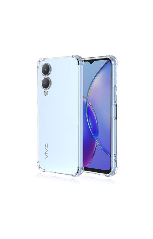 Vivo Y28 Transparent Soft TPU Silicone Bumper Cover