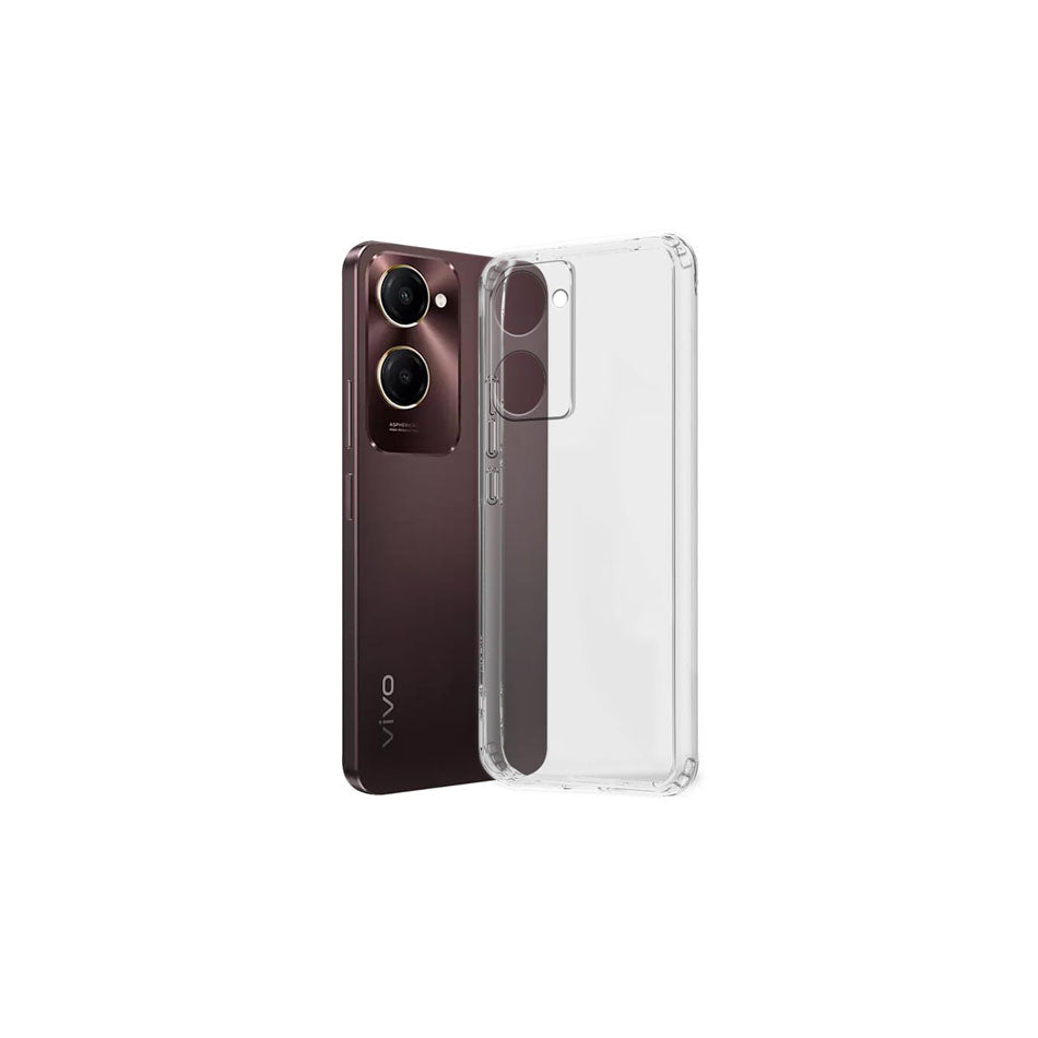 Vivo Y28s Transparent Soft TPU Silicone Bumper Cover
