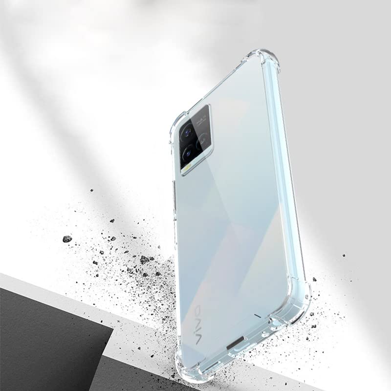 Vivo Y33s Transparent Soft TPU Silicone Bumper Cover