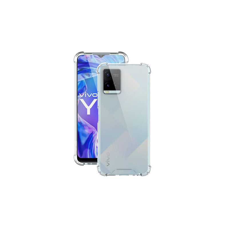 Vivo Y33s Transparent Soft TPU Silicone Bumper Cover