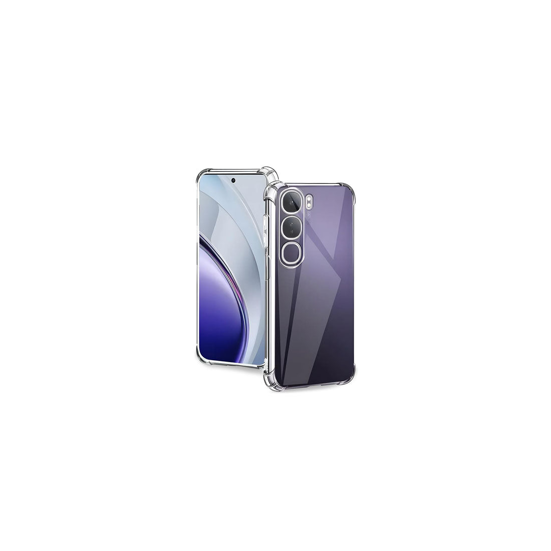 Vivo Y400 Transparent Soft TPU Silicone Bumper Cover