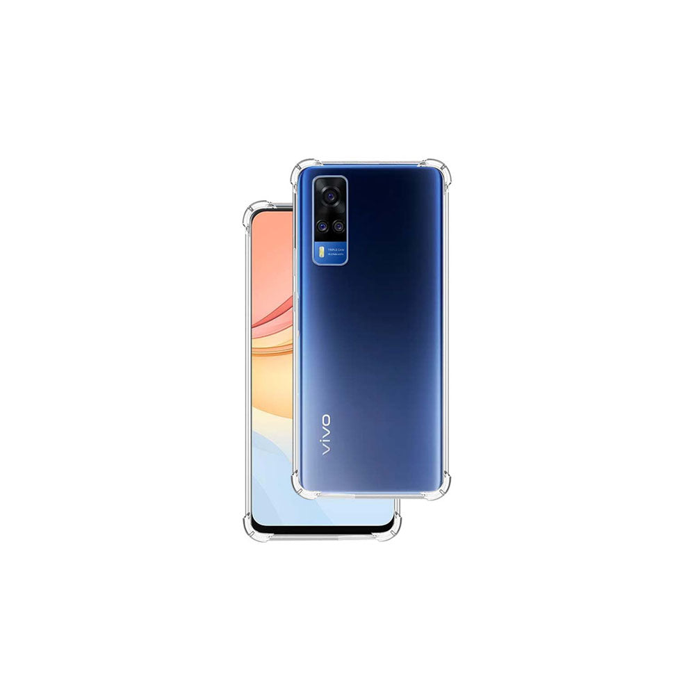 Vivo Y51 Transparent Soft TPU Silicone Bumper Cover