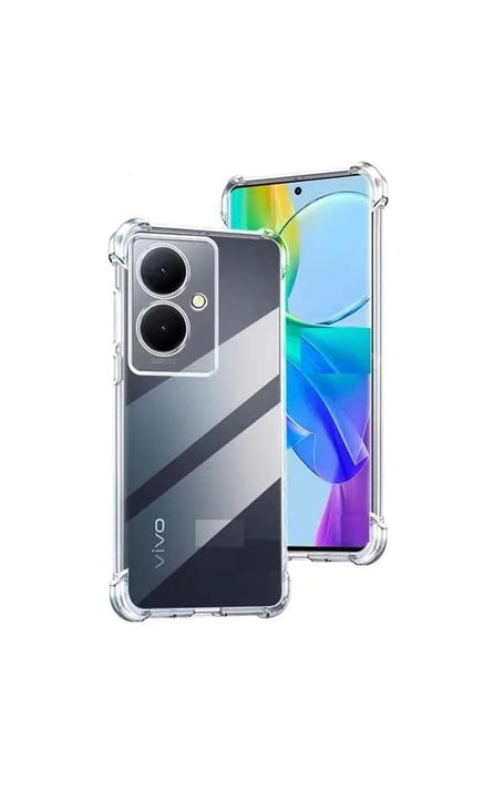 Vivo Y77 Transparent Soft TPU Silicone Bumper Cover
