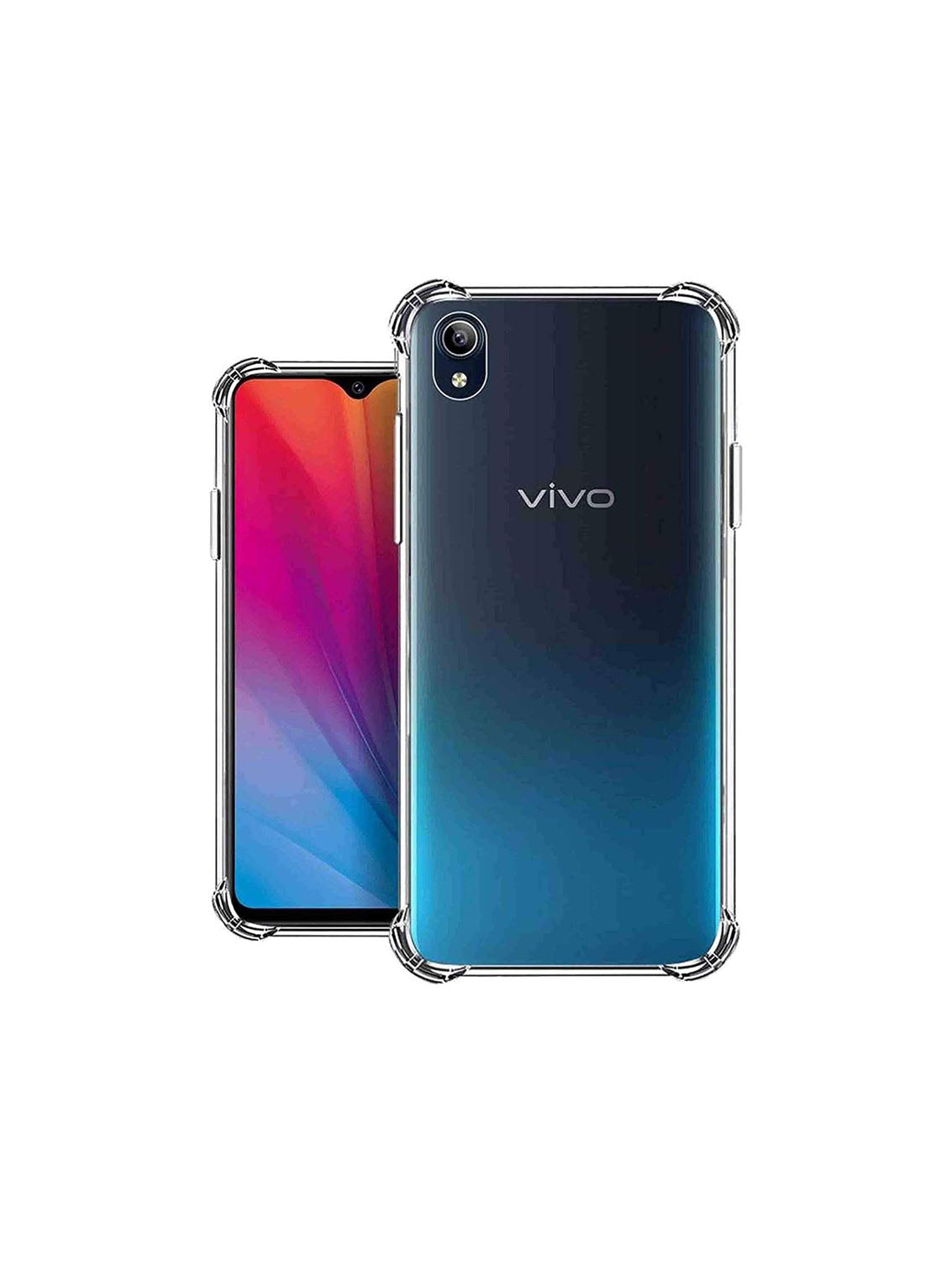 Vivo Y91c Transparent Soft TPU Silicone Bumper Cover