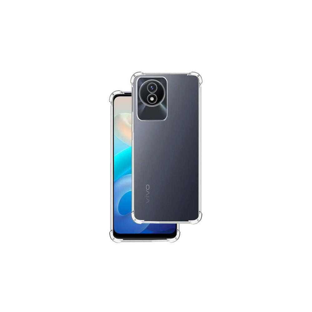 Vivo Y02 Transparent Soft TPU Silicone Bumper Cover